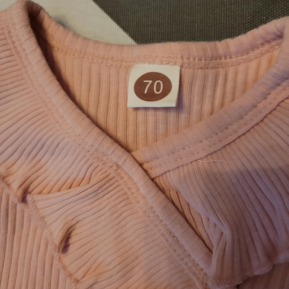 🌻Pink Ruffled Kids Matching Set - Picture 3 of 4